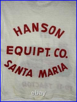 Vintage 1940s International Harvester TD-14 Tractor Kids Childrens Shirt Rare