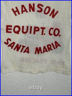 Vintage 1940s International Harvester TD-14 Tractor Kids Childrens Shirt Rare