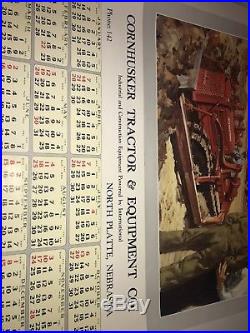 Vintage 1946 INTERNATIONAL HARVESTER IH Agriculture Tractor Dealer Calendar Equi