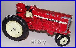 Vintage 1964 ERTL Co International Harvester Red Toy Tractor Die Cast Metal