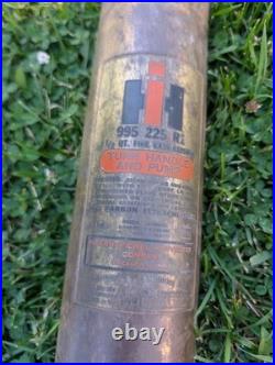 Vintage 1.5 Quart IH International Harvester Brass Fire Extinguisher 995 225 R1