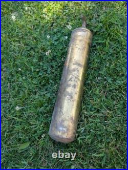 Vintage 1.5 Quart IH International Harvester Brass Fire Extinguisher 995 225 R1