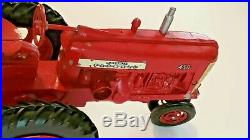 Vintage 450 International Harvester IH Farmall Tractor/Plow Ertl 1/16 Toy 1957