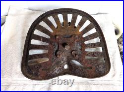 Vintage Antique Cast Iron IH M488 International Harvester Tractor Implement Seat