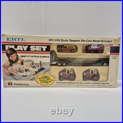 Vintage ERTL 1/64 International Harvester 1086 Dealership Play Set With Building