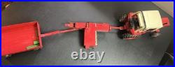 Vintage ERTL International Harvester 1586 Tractor, Wagon Trailer & Hay Baler