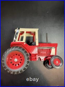 Vintage ERTL International Harvester 1586 Tractor, Wagon Trailer & Hay Baler