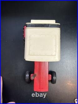 Vintage ERTL International Harvester 1586 Tractor, Wagon Trailer & Hay Baler