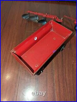 Vintage ERTL International Harvester Diecast Toy Tractor Red Steerable 4pc Set#2
