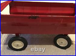 Vintage ERTL International Harvester Farm Set Tractor Wagon Plow Disc CowithCalf