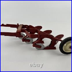 Vintage ESKA International Harvester McCormick 3-Bottom Tractor Plow Fast HItch