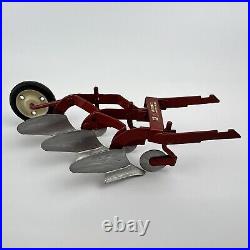 Vintage ESKA International Harvester McCormick 3-Bottom Tractor Plow Fast HItch
