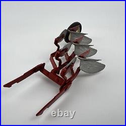 Vintage ESKA International Harvester McCormick 3-Bottom Tractor Plow Fast HItch