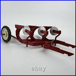 Vintage ESKA International Harvester McCormick 3-Bottom Tractor Plow Fast HItch