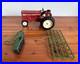 Vintage_Ertl_International_Harvester_Tractor_With_2_Farm_Implements_01_gsh
