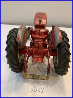 Vintage Ertl International IH 240 Utility Tractor With McCormick Wagon and Plow