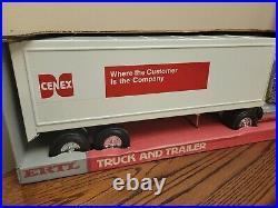 Vintage Ertl Toys Cenex 22 Semi Tractor Truck & Trailer Steel St. Paul, Mn Nib