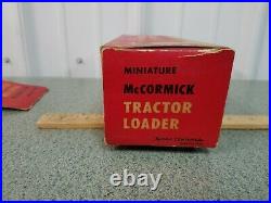 Vintage Eska McCormick IH Tractor Loader 1/16 scale NOS in box