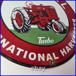 Vintage Farmall 1066 Turbo Tractor Porcelain Sign International Harvester Sign