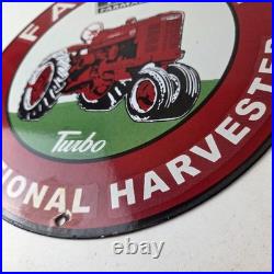 Vintage Farmall 1066 Turbo Tractor Porcelain Sign International Harvester Sign