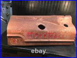 Vintage Farmall International Harvester Tractor Hood Large Sign 33.5 x 15 x 16in