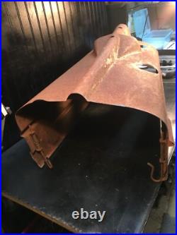 Vintage Farmall International Harvester Tractor Hood Large Sign 33.5 x 15 x 16in