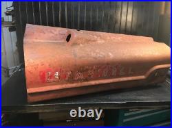 Vintage Farmall International Harvester Tractor Hood Large Sign 33.5 x 15 x 16in