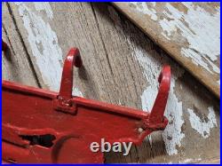 Vintage Farmall Sign Old International Harvester Cast Iron Farm Tractor Hanger Vintage Farmall Sign Old International Harvester Cast Iron Farm Tractor Hanger