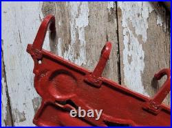 Vintage Farmall Sign Old International Harvester Cast Iron Farm Tractor Hanger Vintage Farmall Sign Old International Harvester Cast Iron Farm Tractor Hanger