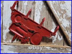 Vintage Farmall Sign Old International Harvester Cast Iron Farm Tractor Hanger