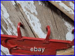 Vintage Farmall Sign Old International Harvester Cast Iron Farm Tractor Hanger Vintage Farmall Sign Old International Harvester Cast Iron Farm Tractor Hanger