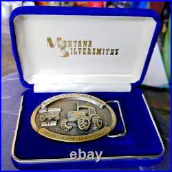 Vintage Farmall Works Final Tractor 5-14-85 Belt Buckle #299 PRISTINE IN BOX