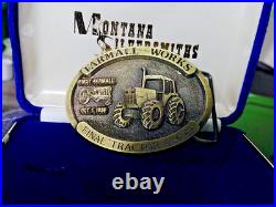 Vintage Farmall Works Final Tractor 5-14-85 Belt Buckle #299 PRISTINE IN BOX