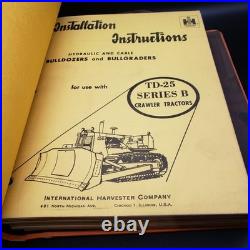 Vintage Hough International Harvester Service Training Manuals Binder TD-25 TD-3