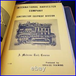 Vintage Hough International Harvester Service Training Manuals Binder TD-25 TD-3