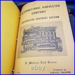 Vintage Hough International Harvester Service Training Manuals Binder TD-25 TD-3