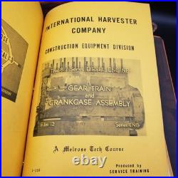 Vintage Hough International Harvester Service Training Manuals Binder TD-25 TD-3