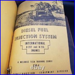 Vintage Hough International Harvester Service Training Manuals Binder TD-25 TD-3