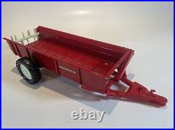 Vintage IH Farmall Lot with 1466 Tractor withDuals & 3 Implements 1/16 ERTL Nice