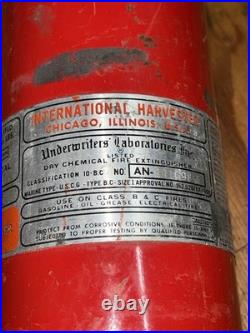 Vintage IH International Harvester Fire Extinguisher Model 244 044 R92