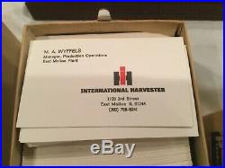 Vintage IH International Harvester Tractor Manager Award/Gift & Business Cards