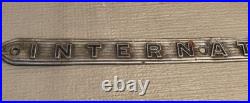 Vintage IH International Harvester Truck/Tractor Metal Emblem/Badge