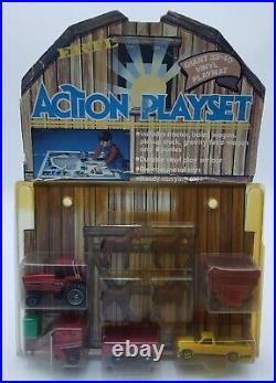 Vintage International Action Playset Tractor Wagon Horses & Truck By Ertl 1/64