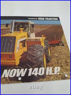 Vintage International Farmall 4156 Tractor Sales Dealer Brochure