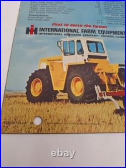 Vintage International Farmall 4156 Tractor Sales Dealer Brochure