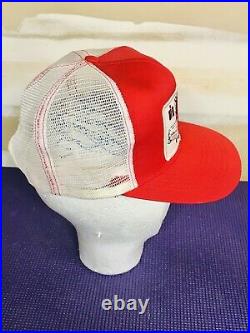 Vintage International Harvester Combine IH Swingster Mesh Snapback Hat USA Cap