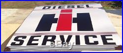 Vintage International Harvester Diesel Tractor Parts Sign. Vintage Tractor Sign