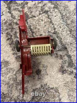 Vintage International Harvester Farm Equipment Lot Die Cast Implements 5 Pieces