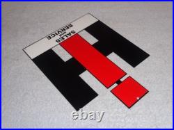 Vintage International Harvester Farm Equipment Metal Tractor Gasoline & Oil Sign
