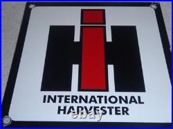 Vintage International Harvester Farm Tractors 10 Porcelain Metal Gasoline Sign
